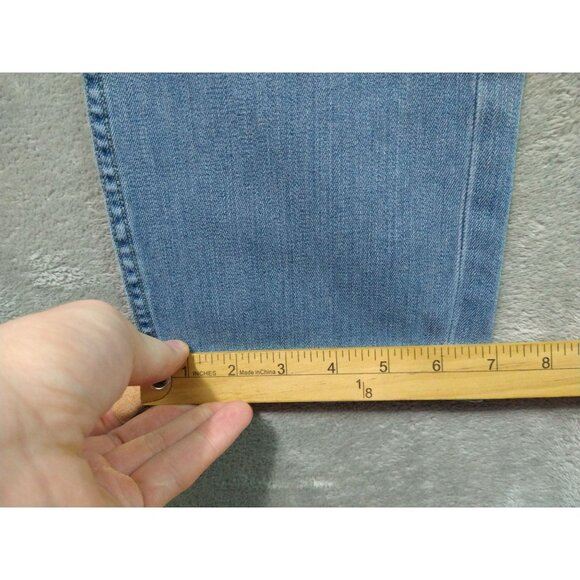 RVCA Jeans Mens 31 x 30 Blue Denim Daggers Straight Leg Mid Rise Skate Surf - Picture 6 of 10